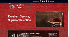 Desktop Screenshot of fogiesliquor.com